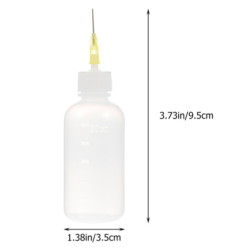 10Pcs Plastic Glue Storage Bottles Needle Tip Dispensers for Craft Use 2
