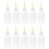 10Pcs Plastic Glue Storage Bottles Needle Tip Dispensers for Craft Use 10