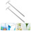 2Pcs Laboratory Stainless Steel Stirrer Bars Durable Mixing Paddle 2