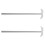 2Pcs Laboratory Stainless Steel Stirrer Bars Durable Mixing Paddle 6