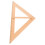 Large Wooden Triangle Ruler Teaching Aid Light Brown for Home Use 10