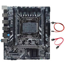 Placa Base X99 DDR4 LGA 2011-3 H81/B85 con Chip Compatible con 4 Memorias RAM DDR4 Gigabit Ethernet M.2 NVME X99H667 para Escritorio