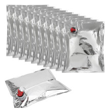 10 Pack Wine Purse Refill Bags 5L Leakproof Reusable Wine Bladders with Spout for Travel, Beach & Camping