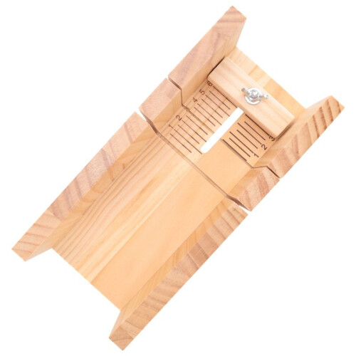 Handmade Diy Soap Cutting Tool, Rubber Wood Adjustable Soap Cutting Device, Simple Soap Making Fixed Support Supplies