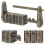 Multifunctional Decorative Sturdy Retro Lock For Drawer Drawer 3