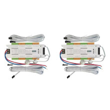 2X Automatische 32 Kanalen Trapverlichting LED Bewegingssensor Traplichtcontrollerset voor Trappen Flexibele Strip 12V 24V