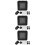 3Sets Outdoor Wall Outlet Box Black ABS Tpu Weatherproof Socket Covers 10