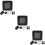 3Sets Outdoor Wall Outlet Box Black ABS Tpu Weatherproof Socket Covers 11