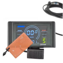 Medidor Inteligente LCD Inductivo NFC para Bicicleta de Montaña SW900, Bicicleta Eléctrica de Seis Núcleos, Resistente Al Agua, con Control de