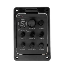 Guitar Pickup EQ Equalizer with Tuner Presys Piezo Pickup Guitar Blend Preamp Guitar Parts Accessories