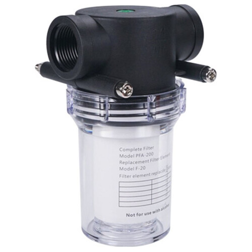 PFA150/200-E 1/2 3/4 Female Thread Filter Cartridge Plastic Vacuum Filter Cup High Negative Pressure Negative PFA-150