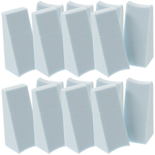 24Pcs Blue Nail Art Sponge Soft Gradient Manicure Tool Skin Friendly 2