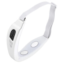 Electric Face Slimming Device Double Chin Lift Belt Hot Compress Pulse Massager 6 Modes Face Vibrate Slimming Massager