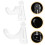2 Pair Baseball Bat Display Holder Case For Transparent 11