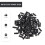 100Pcs Durable Plastic Iron Wire Protective Case Anti-Skid Wire Cover 6