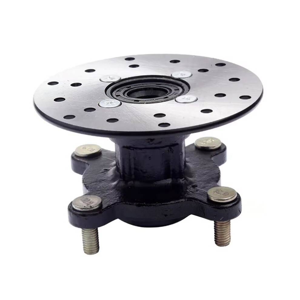Front 15Mm 4XM8 Stud Brake Wheel Hub & Pad For 50Cc 110Cc Atv Rim Tire Go Kart Buggy Karting Utv Quad Bike Part Gold 6031710436395
