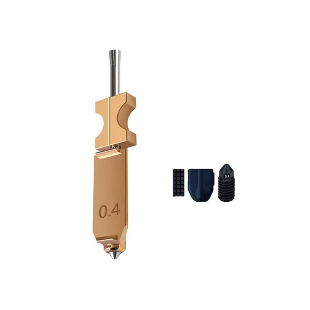 Nozzle For Flashforge Ad5x Upgraded Bimetallic Hardened Steel Nozzles 0.4Mm 3D Printer Replacement Parts 4712140594122