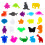 24Pcs Durable Silicone Drink Markers Multi-Color Glass Identifiers 7