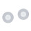 Led Round Transparent Colorful Flash Waterproof Light Coaster 2 Pcs 4