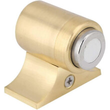 Stainless Steel Barrier Free Magnet Door Stopper Interior Door Stopper Door Catch for Kids Room (yellow Copper)