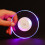 Led Round Transparent Colorful Flash Waterproof Light Coaster 2 Pcs 10