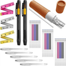Hitte-Uitwisbare Textielmarker voor Naaien, Naaibenodigdheden, Textielkrijt voor Naaien, Borduren, Katoen en Gebreide Stoffen