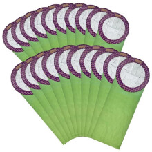 20pcs 100431 Micro Filter Bags for ProTeam 6 Quart Backpack Vacuum: Super QuarterVac,QuietPro BP,AviationVac, ProVac BP,