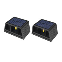LED Outdoor Solar Down Lighting Wall Lamp Waterproof Solar Powered Sunlight Wall Sconce for Garden Decor Patio Yard B