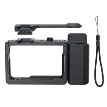 Rabbit Cage Street Photography Set for Osmo Action 6 Vlog Grip Handle Stand Action Camera Frame Mount Accessory