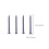 50 Pcs Masonry Nails Set For Concrete Point Tip Wall Cement Small 2