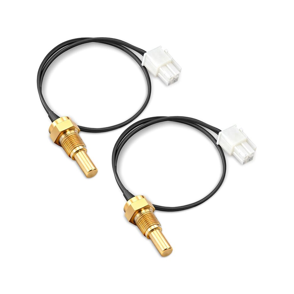 2Pcs Water Heater Chamber Sensor Ap19299 For Rheem Heat Pumps Ultra Low Nox Tankless Thermistor Replacement 6033968122259