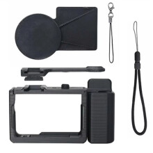 Rabbit Cage Street Photography Set for Osmo Action 6 Vlog Grip Handle Stand Action Camera Frame Mount Accessories
