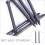 50 Pcs Masonry Nails Set For Concrete Point Tip Wall Cement Small 10