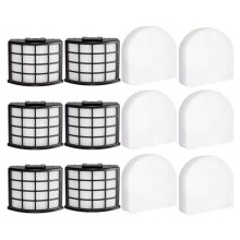6set for  AZ3900UKT, AZ3900UKTBK Air Filters Foam Filter Cotton Vacuum Cleaner Parts Accessories