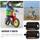 1Pair Lightweight Black Plastic Replacement Pedals for Kids Bikes 11