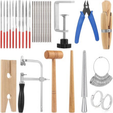 Set di Strumenti per Gioiellieri, Include Telaio per , Perno da Banco, Lime, Morsetti e Calibratori, Set Completo per La Lavorazione 'Argento
