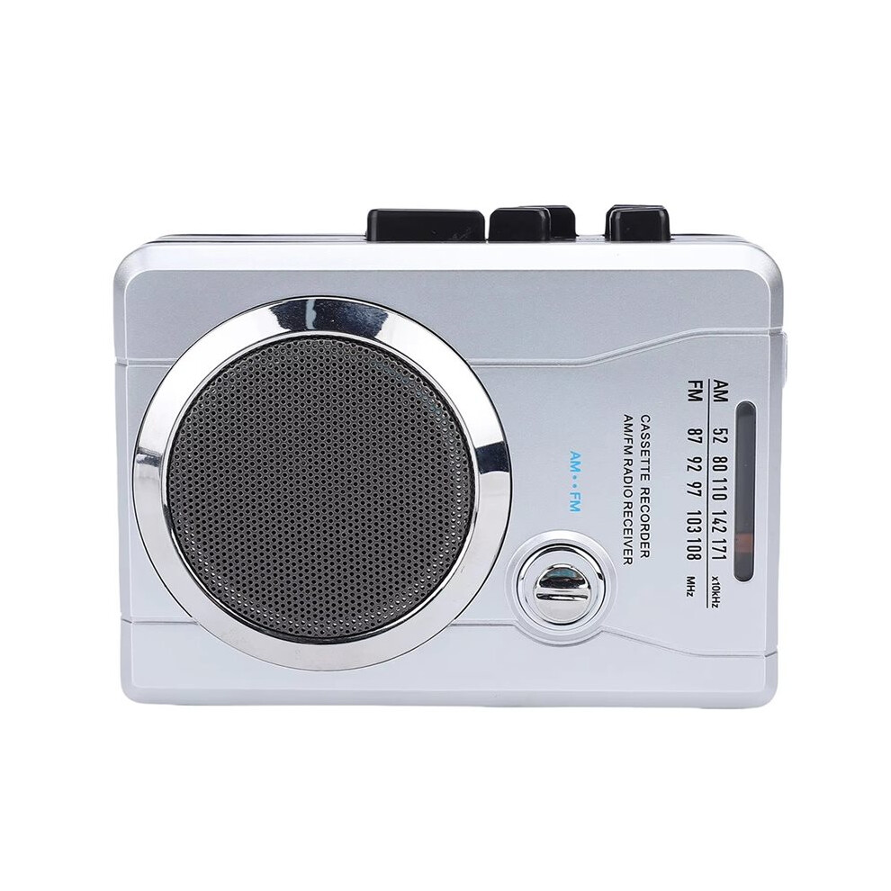 Portable Cassette Player Recorder Am Fm Radio With Built In Speaker Microphone Earphone Automatic Return Tape 6033360471214