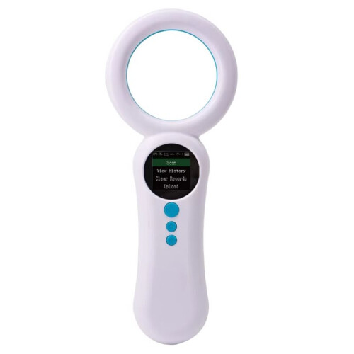Leitor de Microchip W92 134,2 KHz/125 KHz para Animais, Scanner de Microchips para Gatos e Cães B