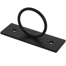 Paquete de 5 Soportes de Cuerda con Aro de Hierro, Soportes Decorativos para Barandillas de Escaleras, Terrazas, Paredes y Techos.