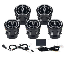 Front 64 Colour LED Air Vent Led Turbine Nozzle for C-Class W206 Ambient Light Outlet Turbo Interior