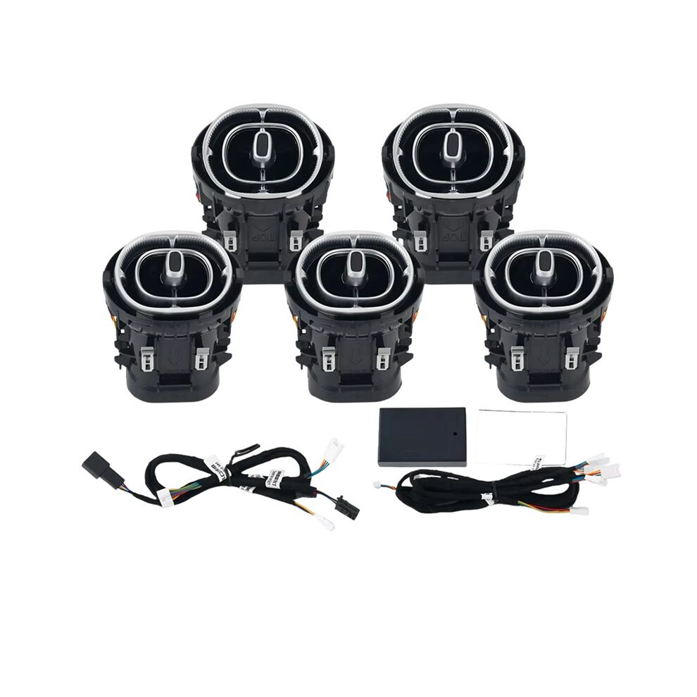 Front 64 Colour Led Air Vent Led Turbine Nozzle For C-Class W206 Ambient Outlet Turbo Interior Light 6032751680426