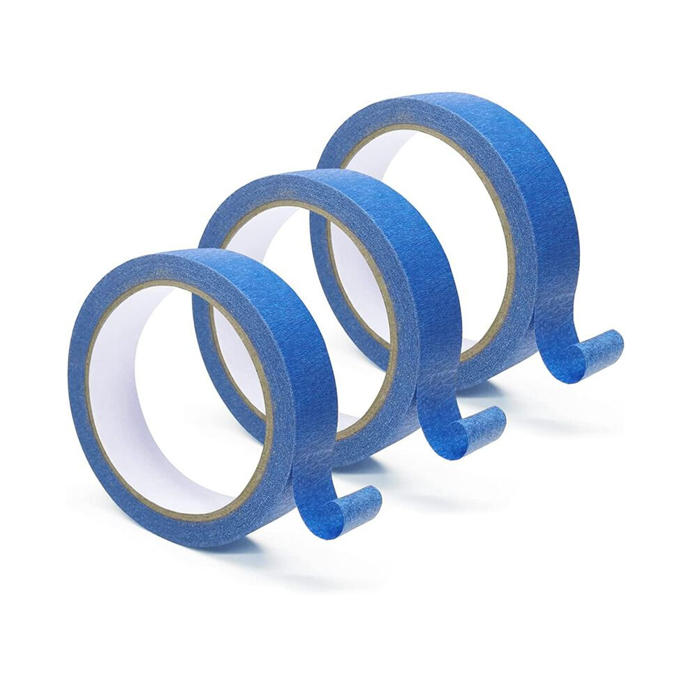 3Rolls Painters Tape,Multi-Surface Medium Adhesive Paint Tape, Safe Wall Painting, Finishing-1 Inch X 22 Yards 4713617305258