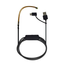 3.5mm Android Endoscope Camera 3 IN1 Micro USB Type C Borescope Camera Waterproof LED Car Inspection for Phone PC