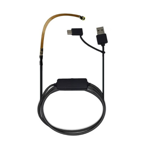 3.5mm Android Endoscope Camera 3 IN1 Micro USB Type C Borescope  Camera Waterproof LED Car Inspection for Phone PC