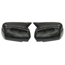 Car Sticker Rearview Side Mirror Cover for X5 E53 1999-2006 Wing Cap Exterior Door Rear View Case Trim