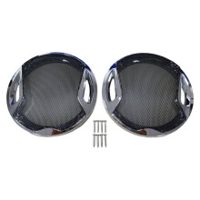 Rear Speaker Trim Grills Mesh Cover for Electra Glide FLHTCU FLHTCUL FLHTK FLHTKL FLTRU 2014-2023