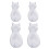 5 Pcs Cat Hooks For Wall Tail Polished Modern Home Decoration 2