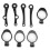 Motorcycle Headlight Bracket, 39-41mm Motorcycle Fork Indicator Brackets Motorcycle Turn Mount Brackets 1