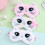 Eye Sleep Mask Light Block Plush 1 Pair For Noon Nap 4