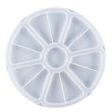 Flower Fruit Trays Resin Mold Jewelry Storage Box Silicone Mould Round Epoxy Molds for Home Decoration DIY